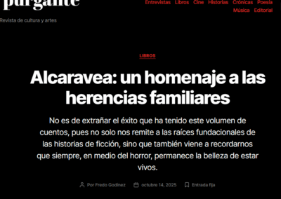 La revista Purgante reseña Alcaravea