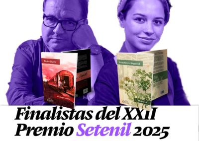 Finalistas Setenil 2025: Pedro Ugarte e Irene Reyes-Noguerol