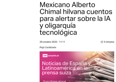Alberto Chimal en Swissinfo
