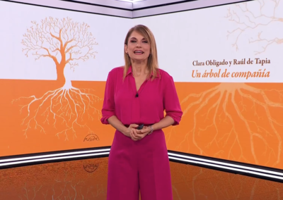 Un árbol de compañía en el Telediario de TVE