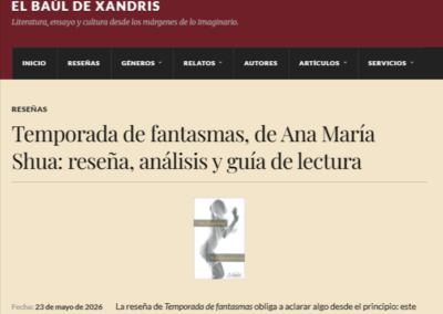 El Baúl de Xandris reseña Temporada de fantasmas