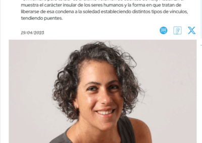 Tiempo Argentino entrevista a Katya Adaui