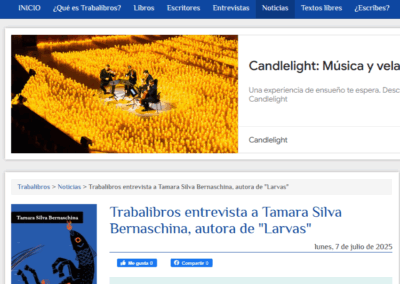 Trabalibros entrevista a Tamara Silva Bernaschina