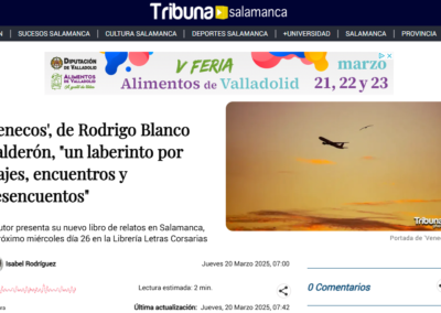 Venecos en La Tribuna de Salamanca