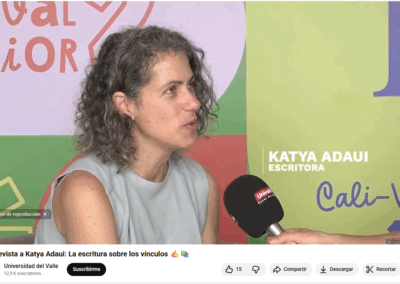 Katya Adaui en la Universidad del Valle