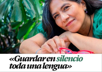 Socorro Venegas en el podcast de El País