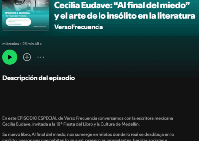VersoFrecuencia entrevista a Cecilia Eudave