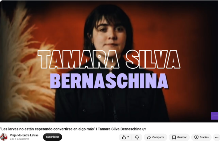 Viajando Entre Letras entrevista a Tamara Silva Bernaschina
