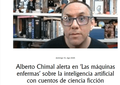 Alberto Chimal anticipa Las máquinas enfermas en WMagazín