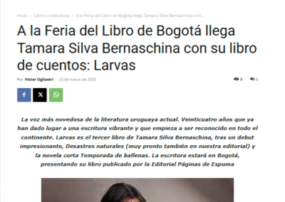 Cooltura Total entrevista a Tamara Silva Bernaschina