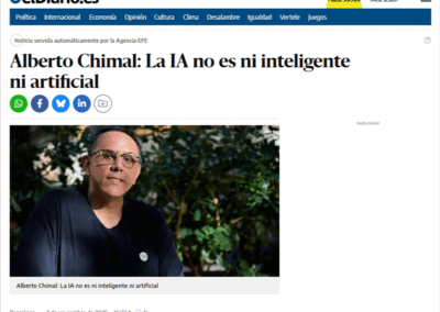 Entrevista a Alberto Chimal en eldiario.es
